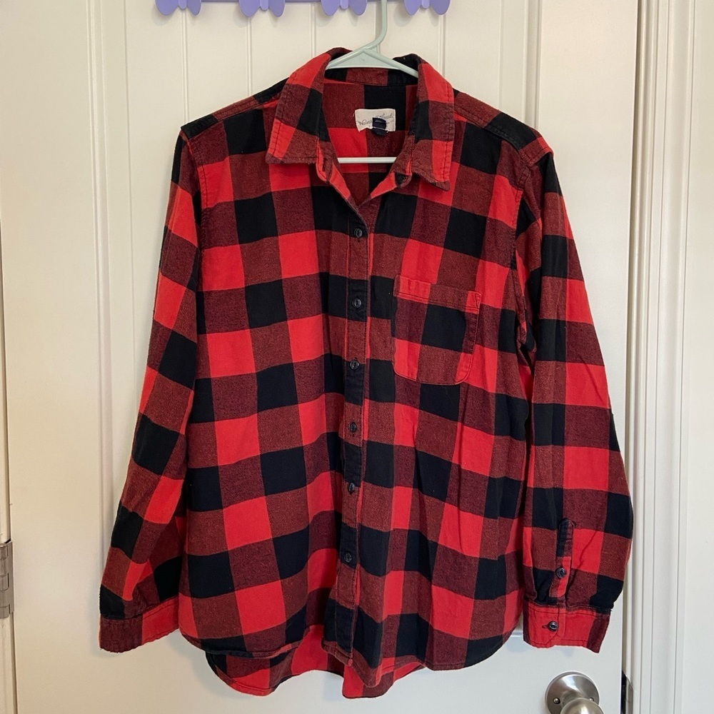 EUC | Universal Threads men’s plaid flannel — large‎